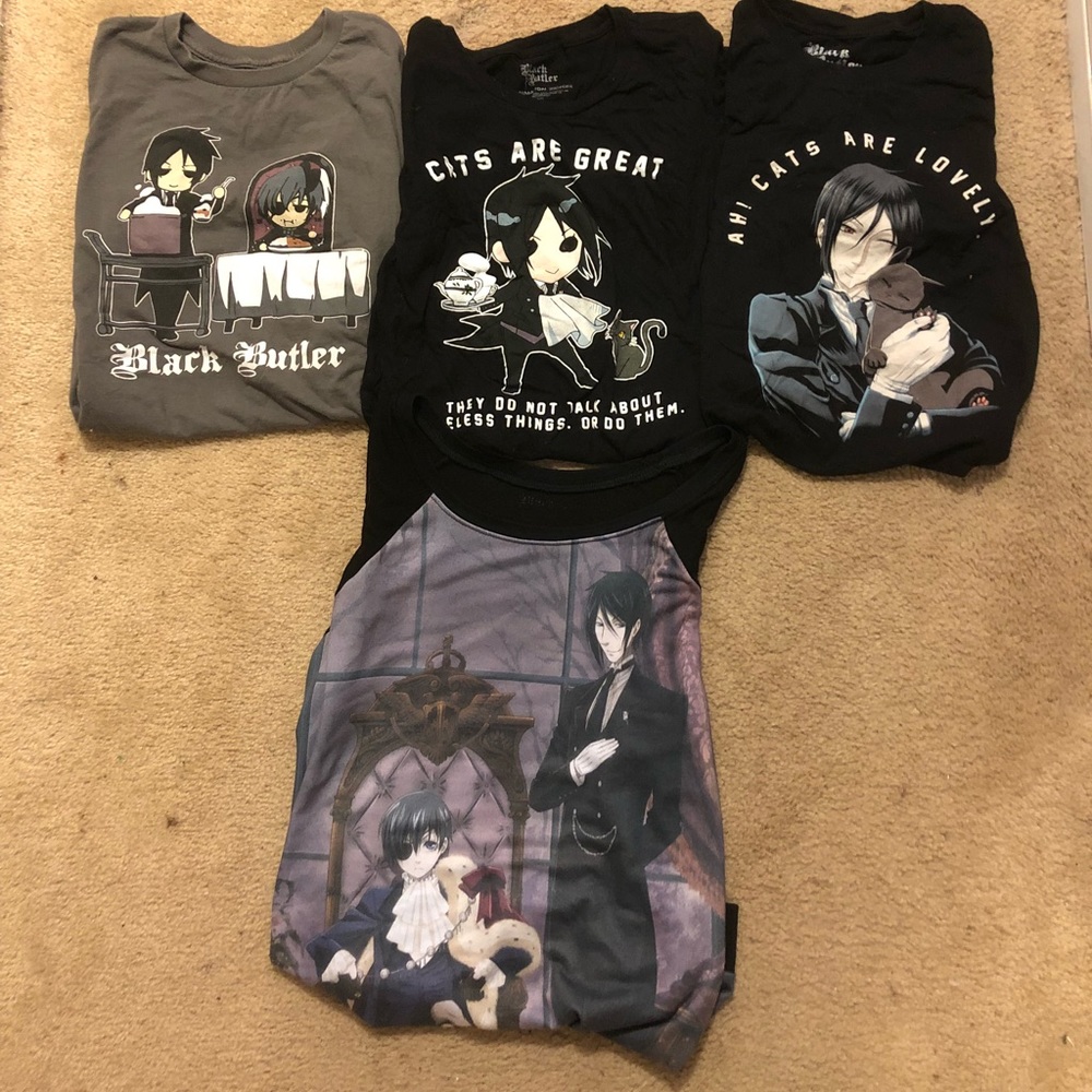 Black Butler shirt bundle